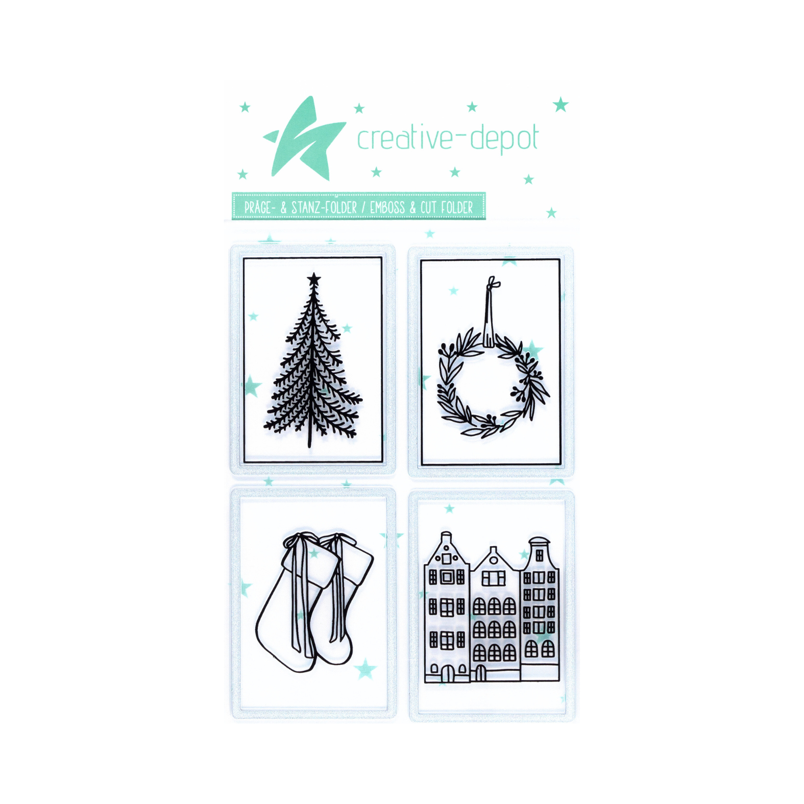 Cut & Emboss Folder - Christmas seals