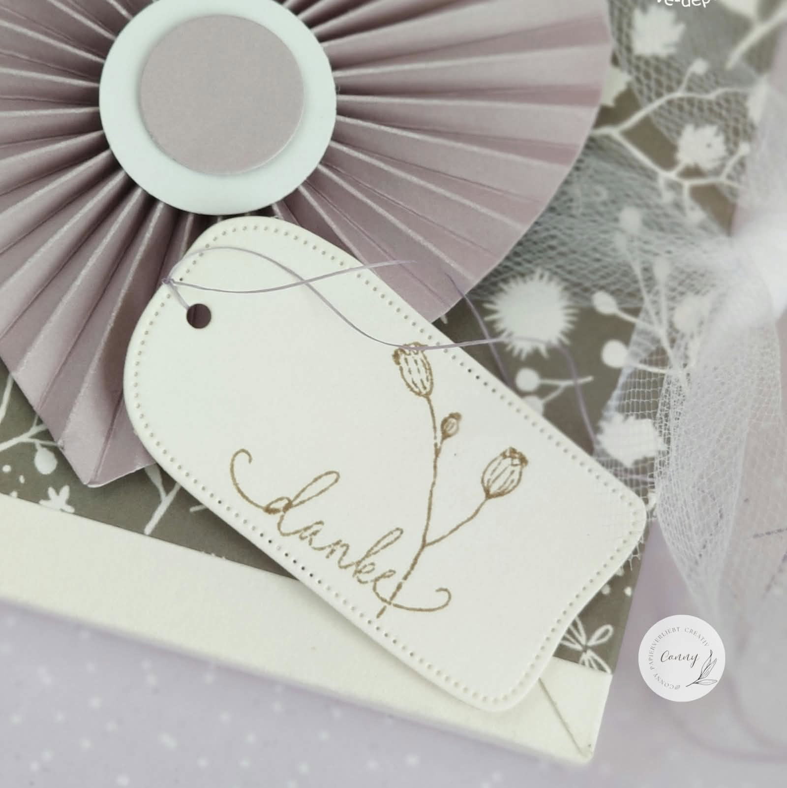 Stempelset - Doodle Tags Blumenromantik