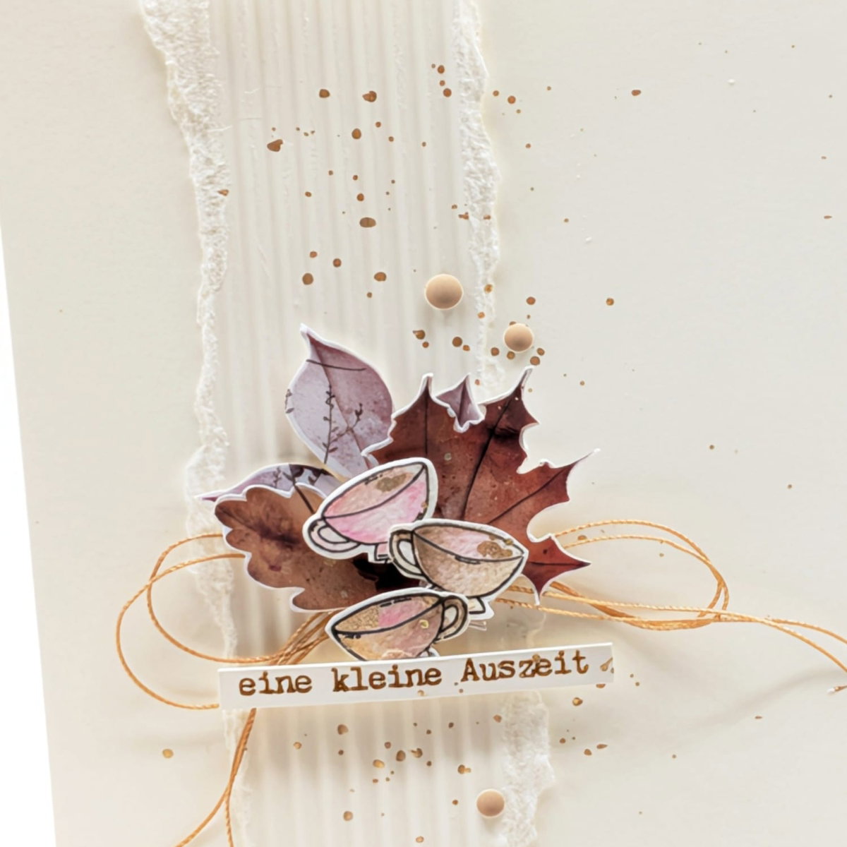 Papier décoratif - La magie des feuilles - Imprimé recto-verso