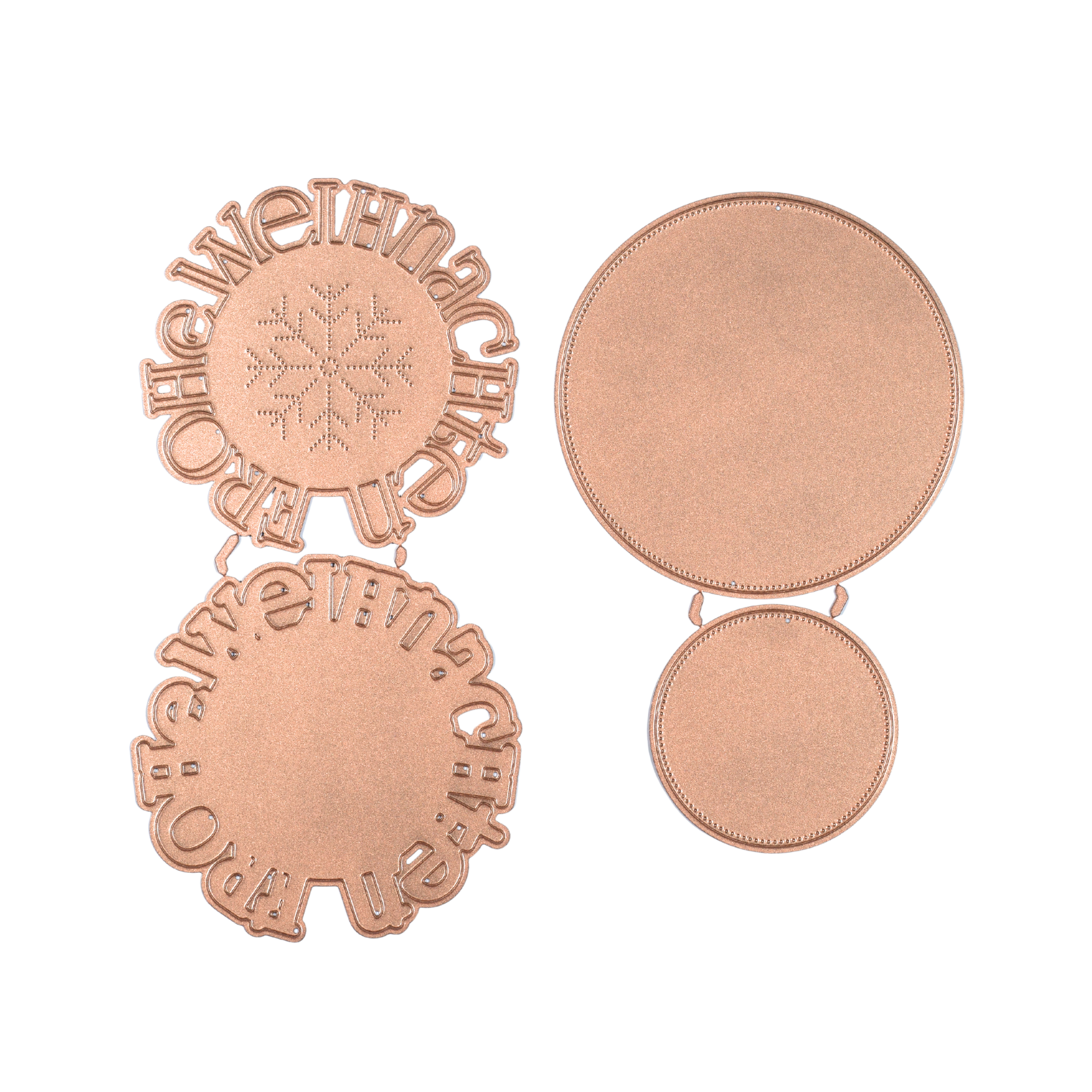 Die - Großes Weihnachtsmedaillon