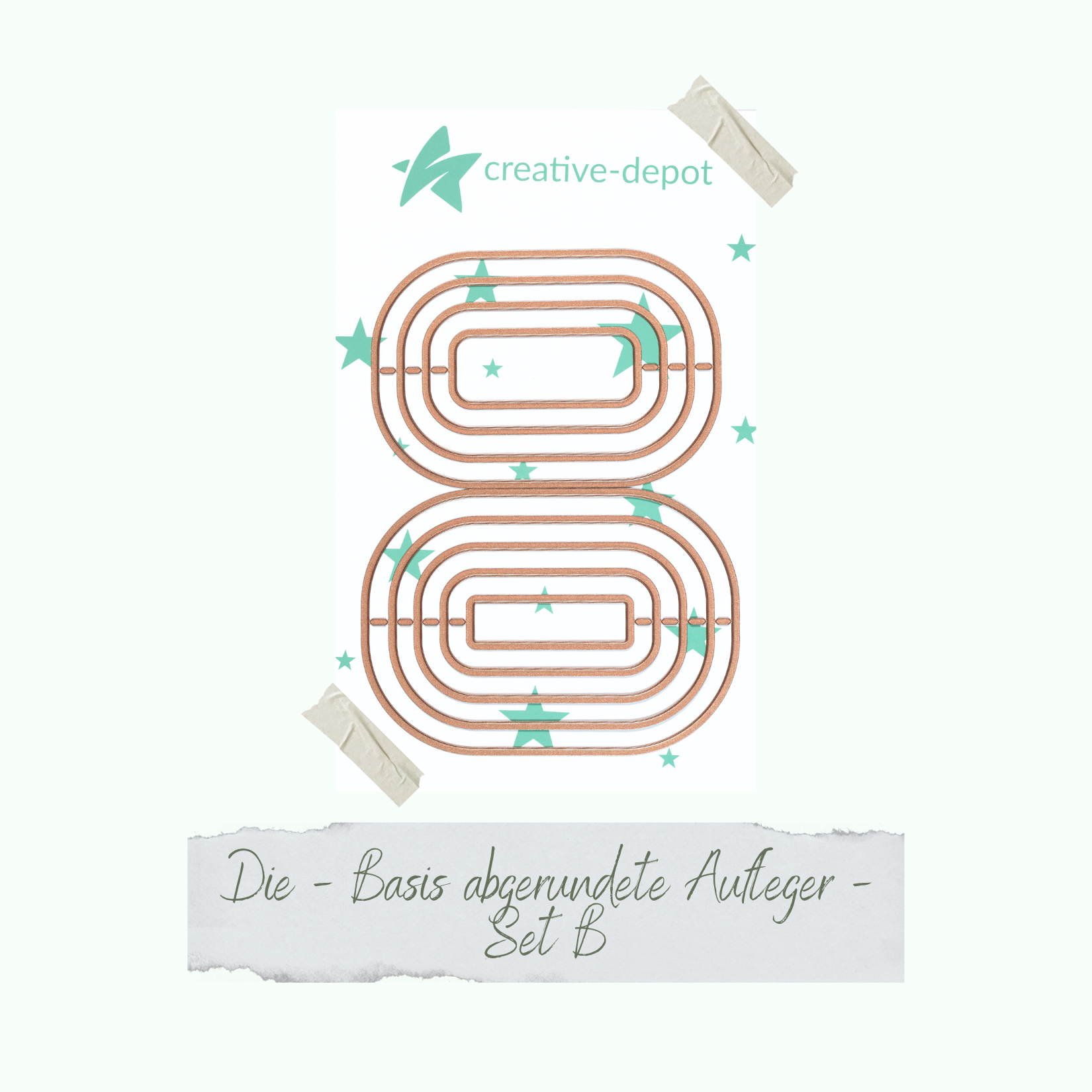 Die - Basic - Basis - Abgerundeter Aufleger - Set B