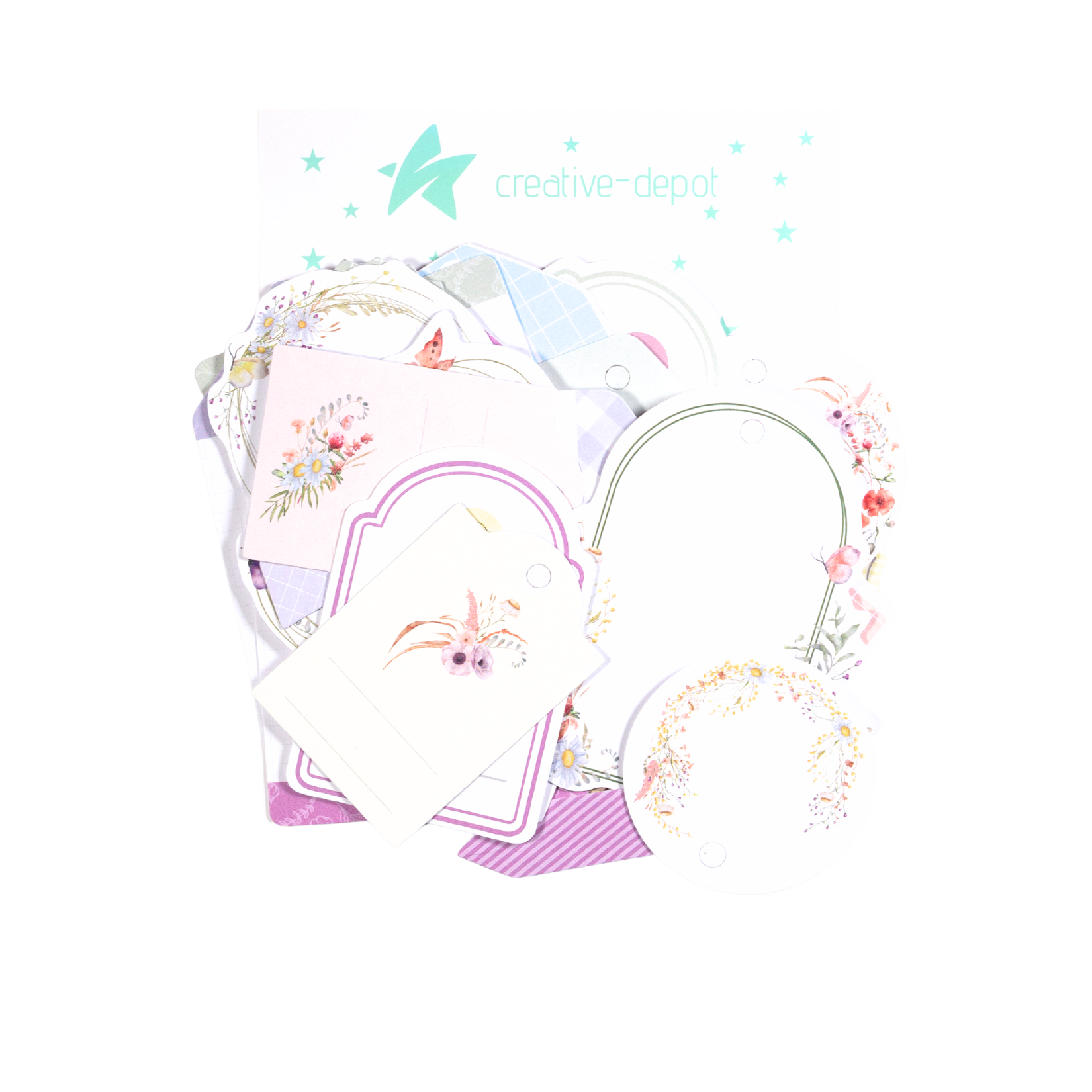 Die Cuts - Tags - Wilde Blumen