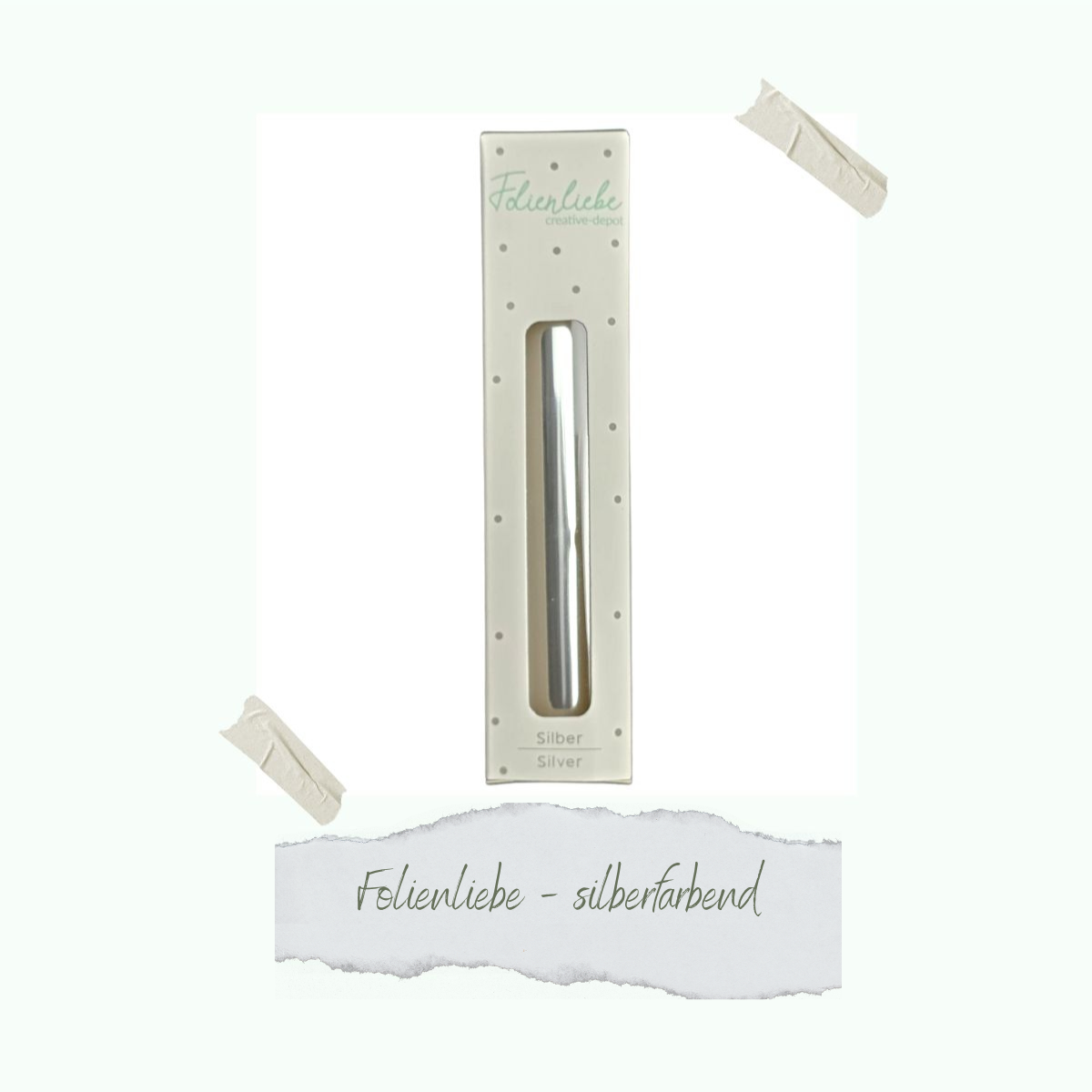 CD-FO-001 Folienliebe - silberfarbend
