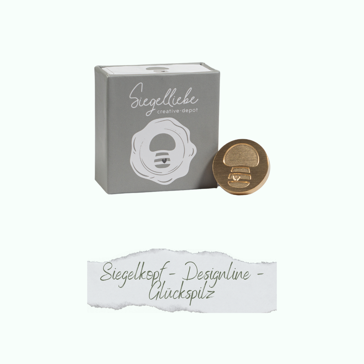 CD-SI-110_Designline-Gl-ckspilz Siegelkopf - Designline - 3D Glückspilz - Siegelliebe