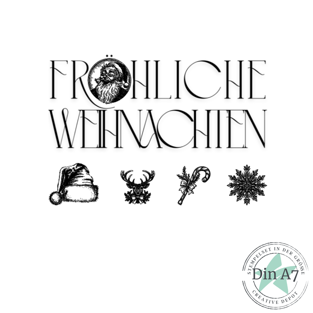 Stempelset - Goodie - Fröhliche Weihnachten