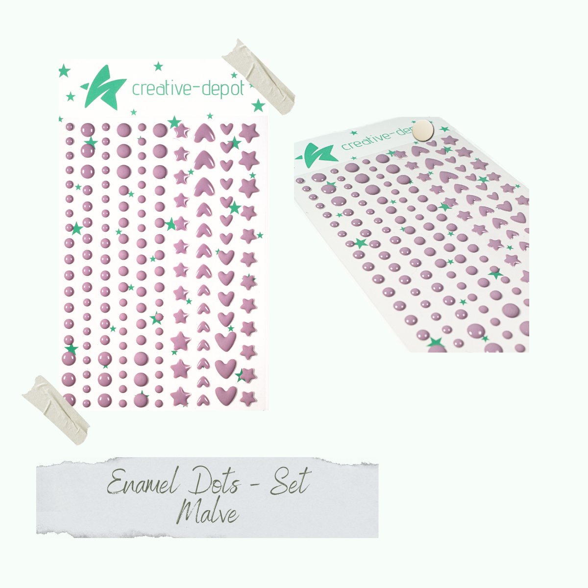 CD-ED-052_Malve Enamel Dots - Malve