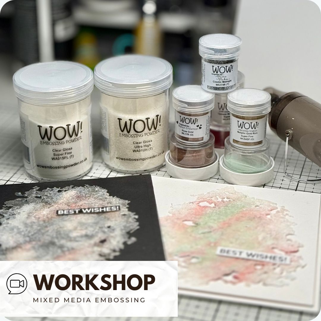 Zoom Workshop Mixed Media mit Embossingpulver - 19.06.2026