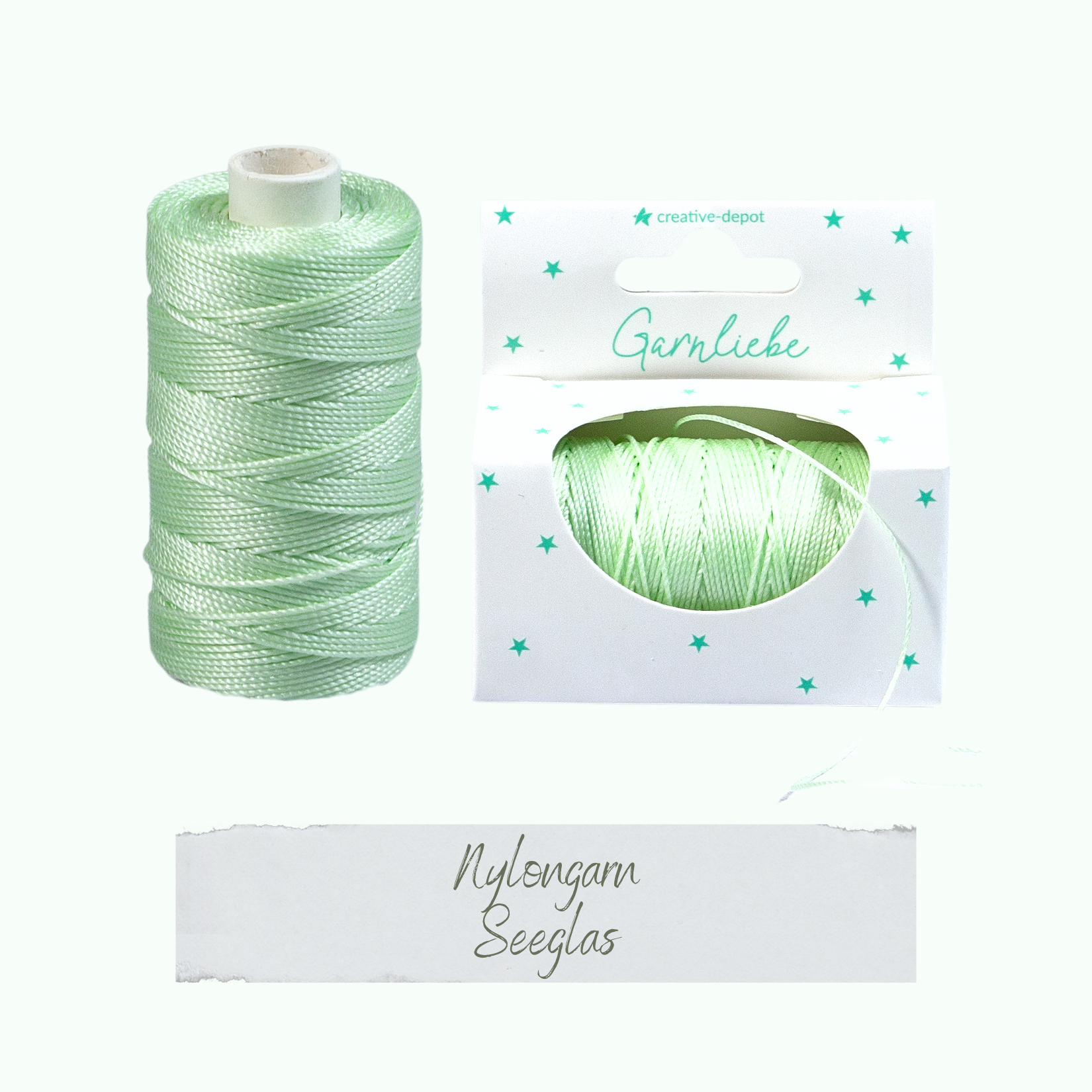 Nylongarn - Seeglas - Garnliebe  Nylongarn - Seeglas - Garnliebe