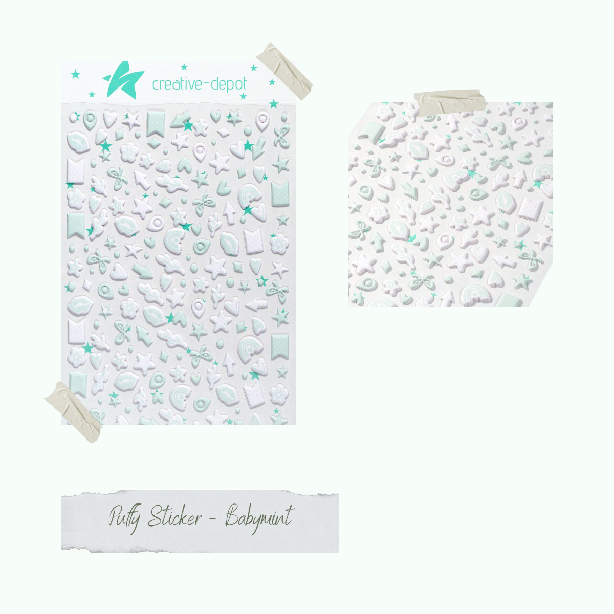 CD-PS-026_Puffy-Sticker-BabyminteyC0o88GPFsAb Puffy Sticker - Babymint