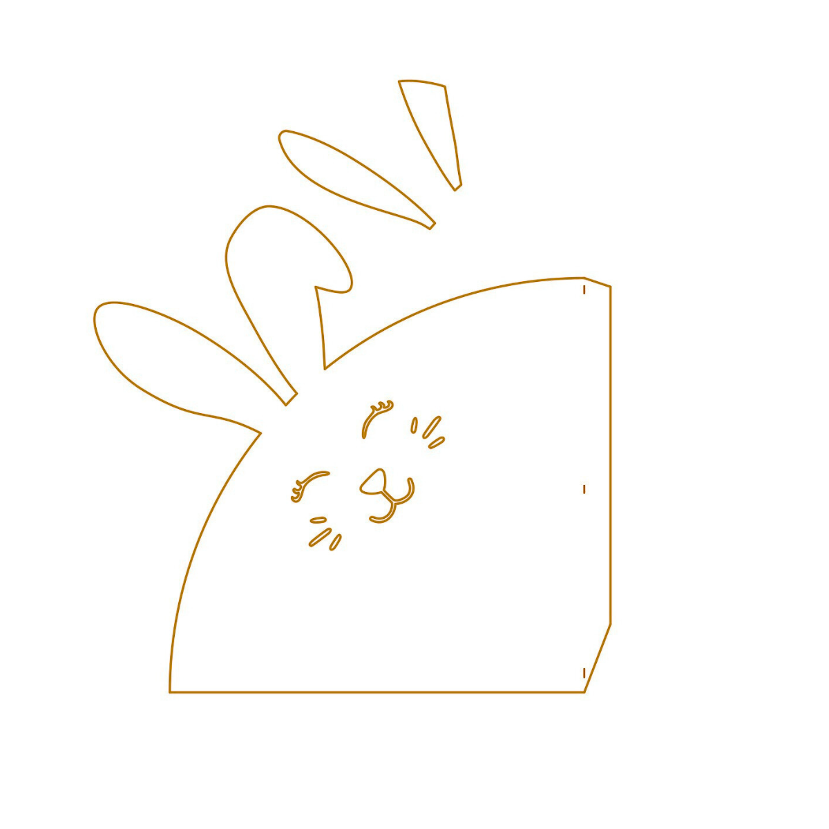 Die - Spitztüte Osterhase