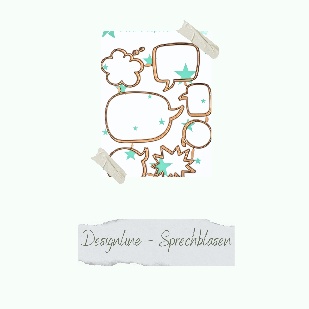 CD-Die-1154 Die - Designline - Sprechblasen