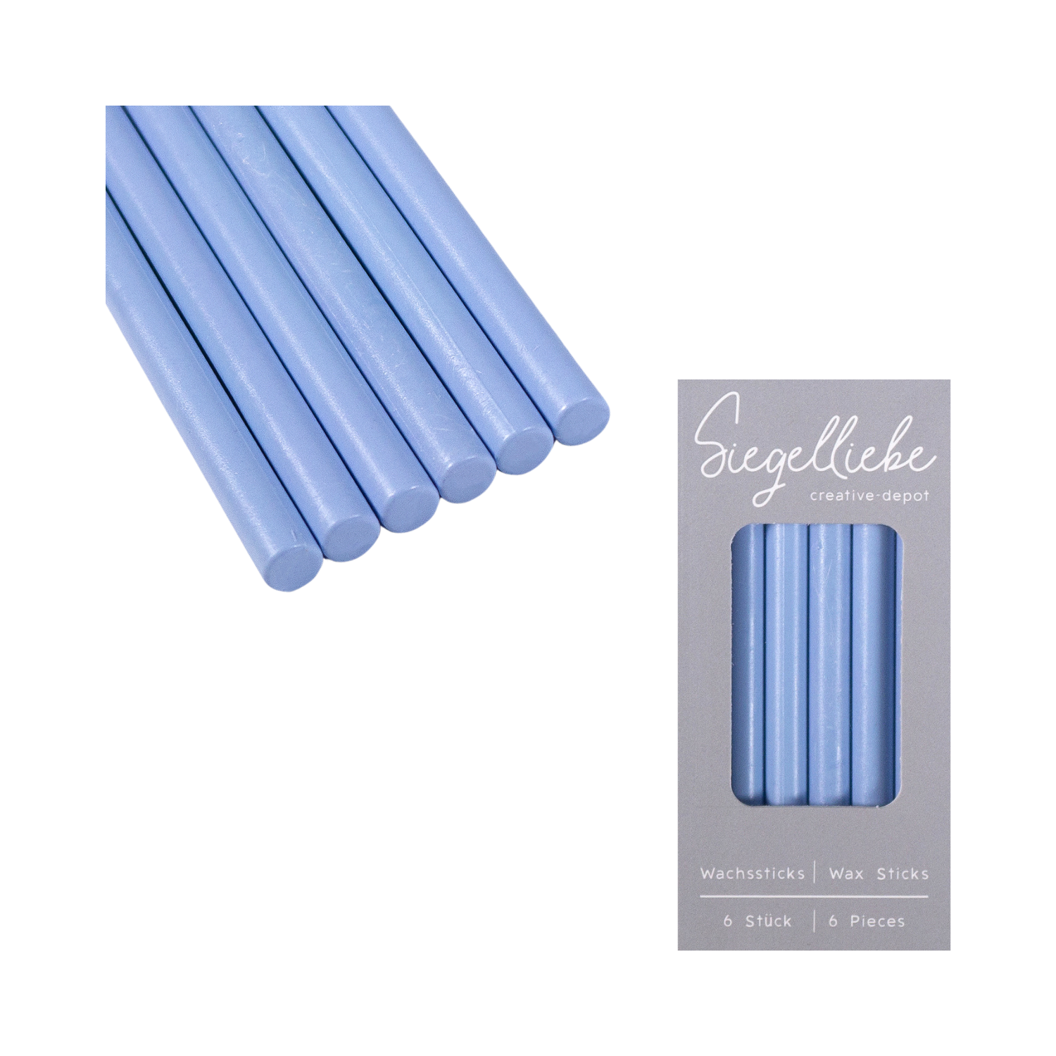 Bâtons de cire - Vintage Blau -  Siegelliebe