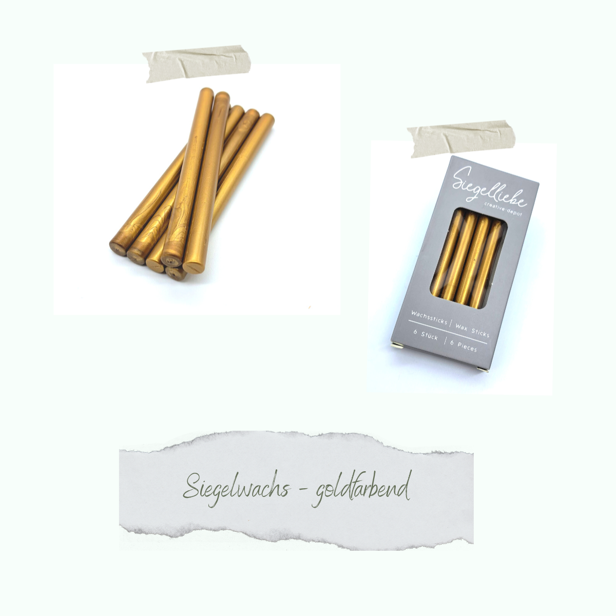 Wax sticks - goldfarbend - Siegelliebe