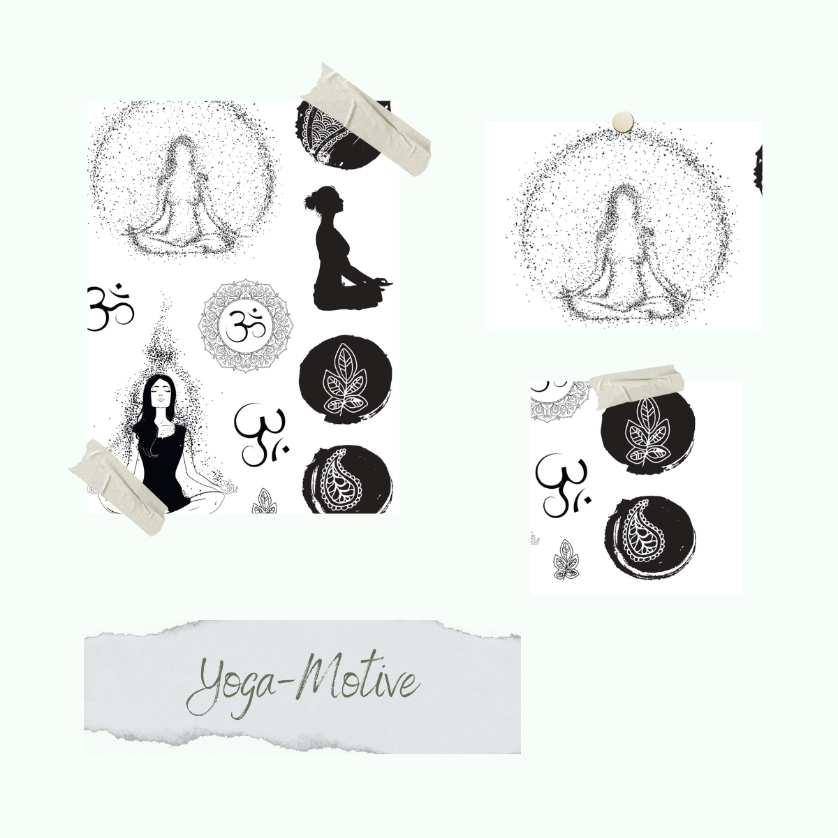 Stamp set - Yoga-Motive