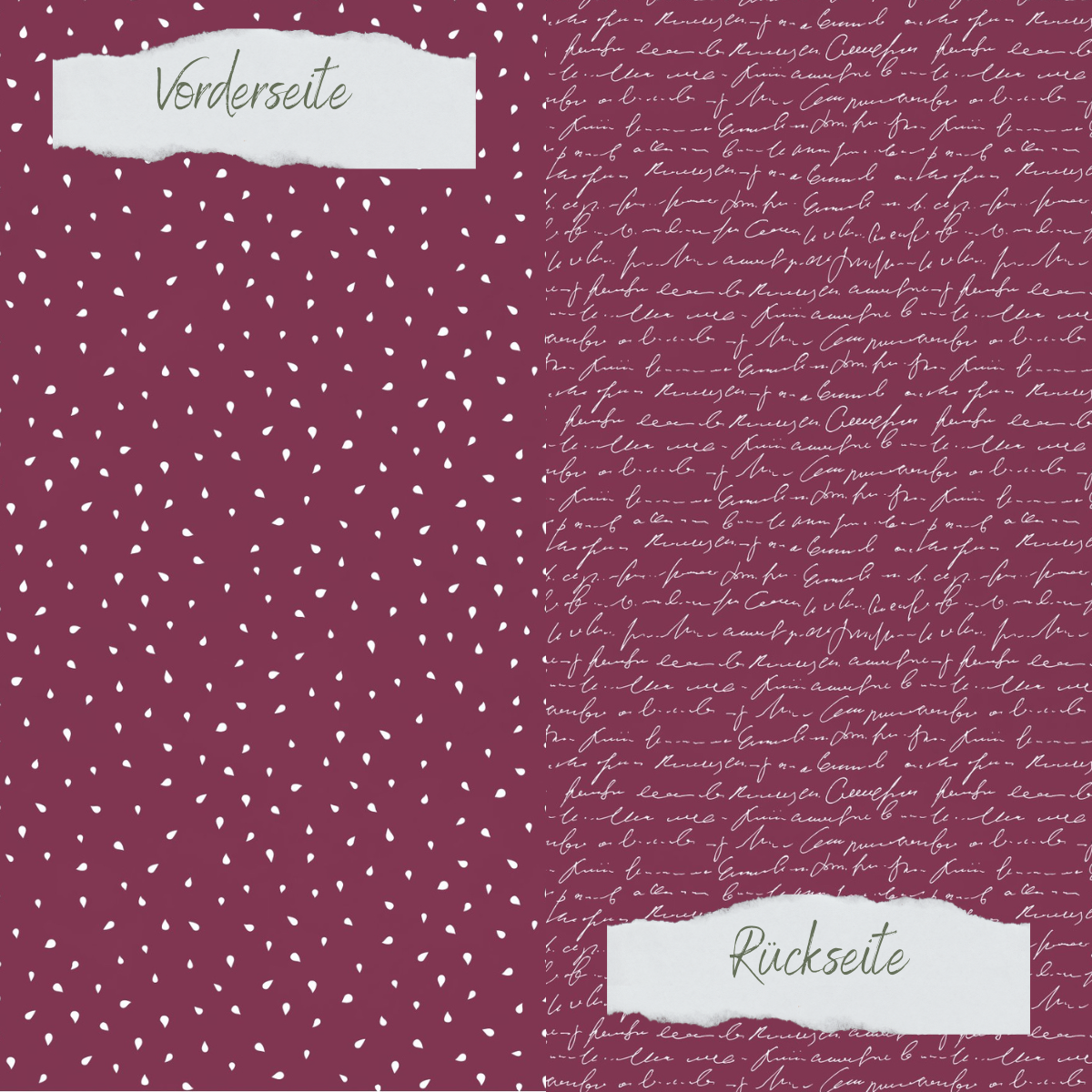 Papel de diseño - Basic - Herbstbeere - Apfelkernchen + Schrift - Impreso por las dos caras Papel de diseño - Basic - Herbstbeere - Apfelkernchen + Schrift - Impreso por las dos caras