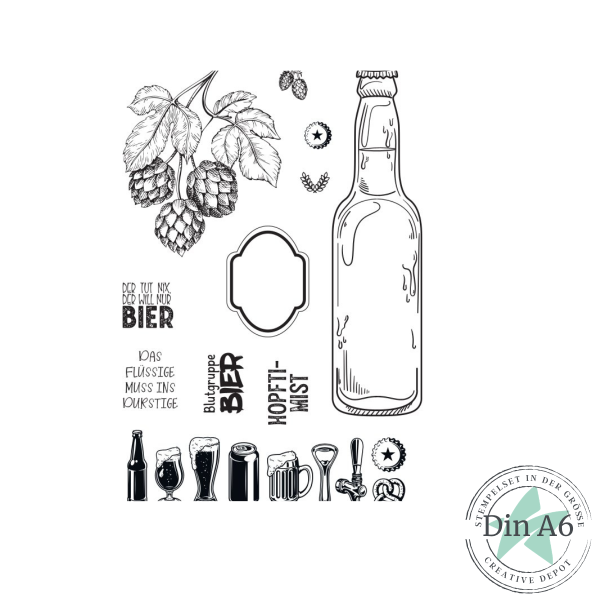 Stempelset - Hopftimist