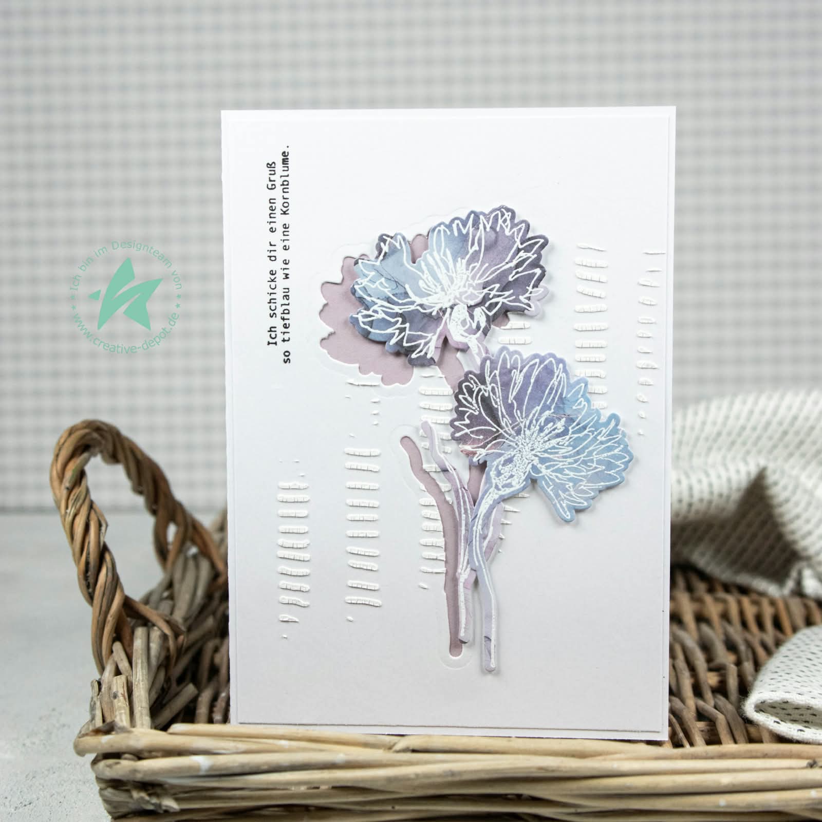 Stempelset - Kornblumen
