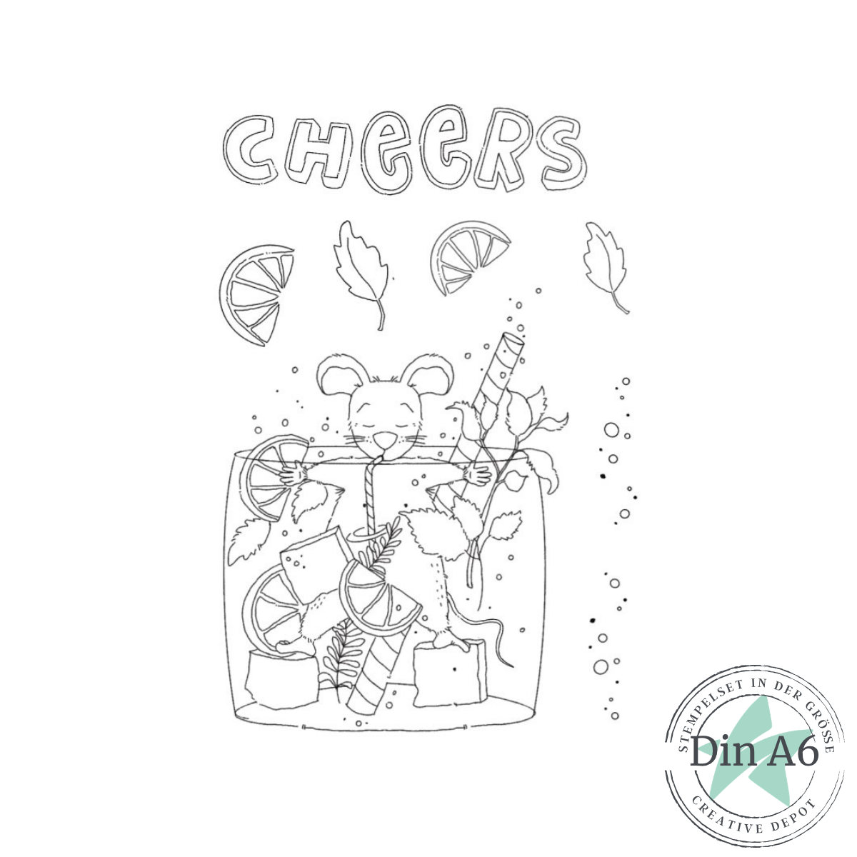 Stempelset - Cheers