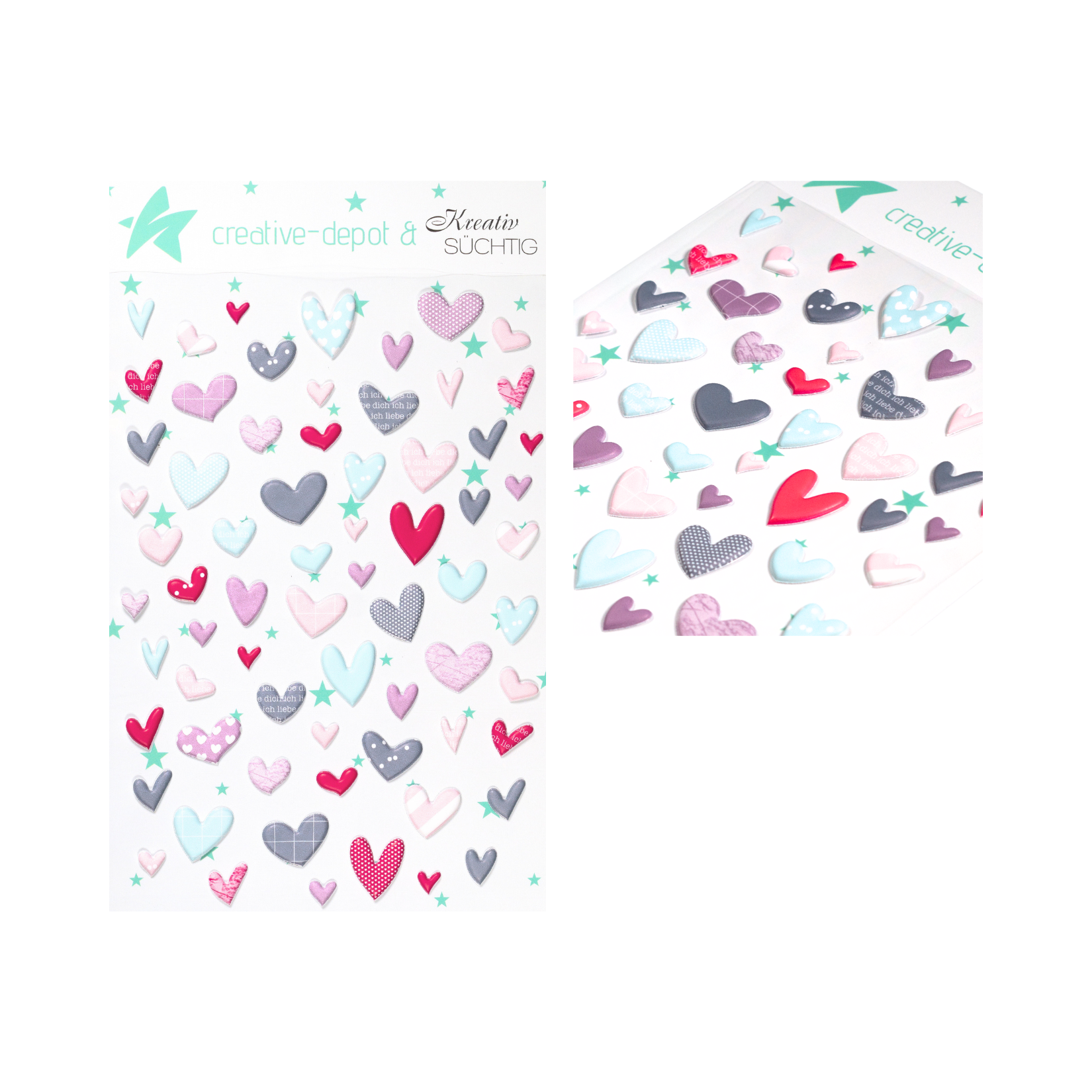 Puffy Sticker - Ein kleiner Liebesbrief