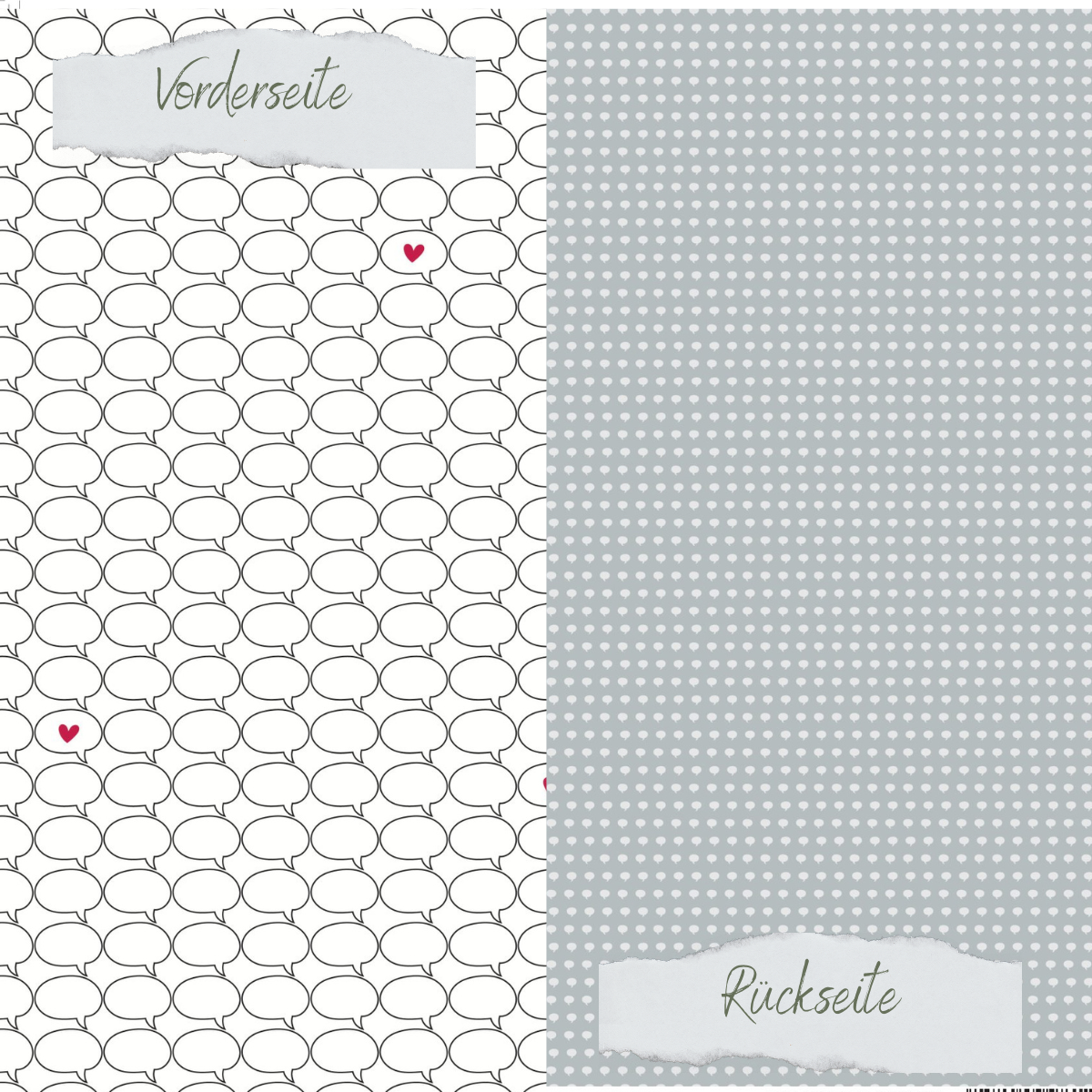 Papel de diseño - Scrapliebe - Smalltalk - Minibubbles - Impreso por ambas caras