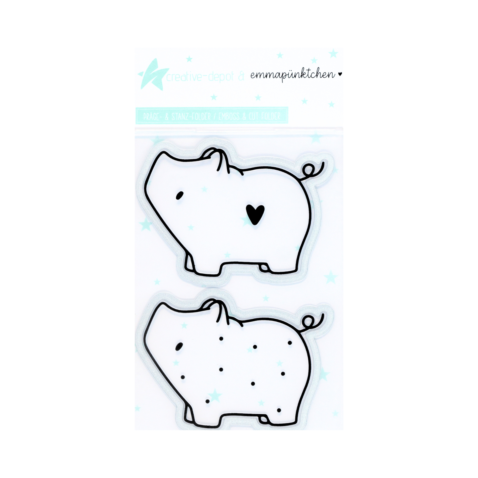 Cut & Emboss Folder - Designline - Mathilda & Wilbert - 11 x 15,5 cm 