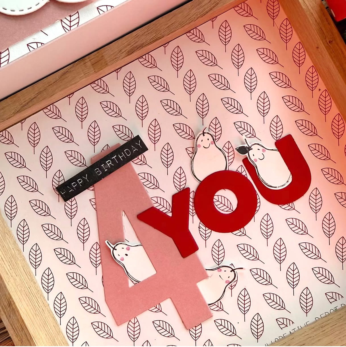 Die - Zahlen mit feinem Rahmen