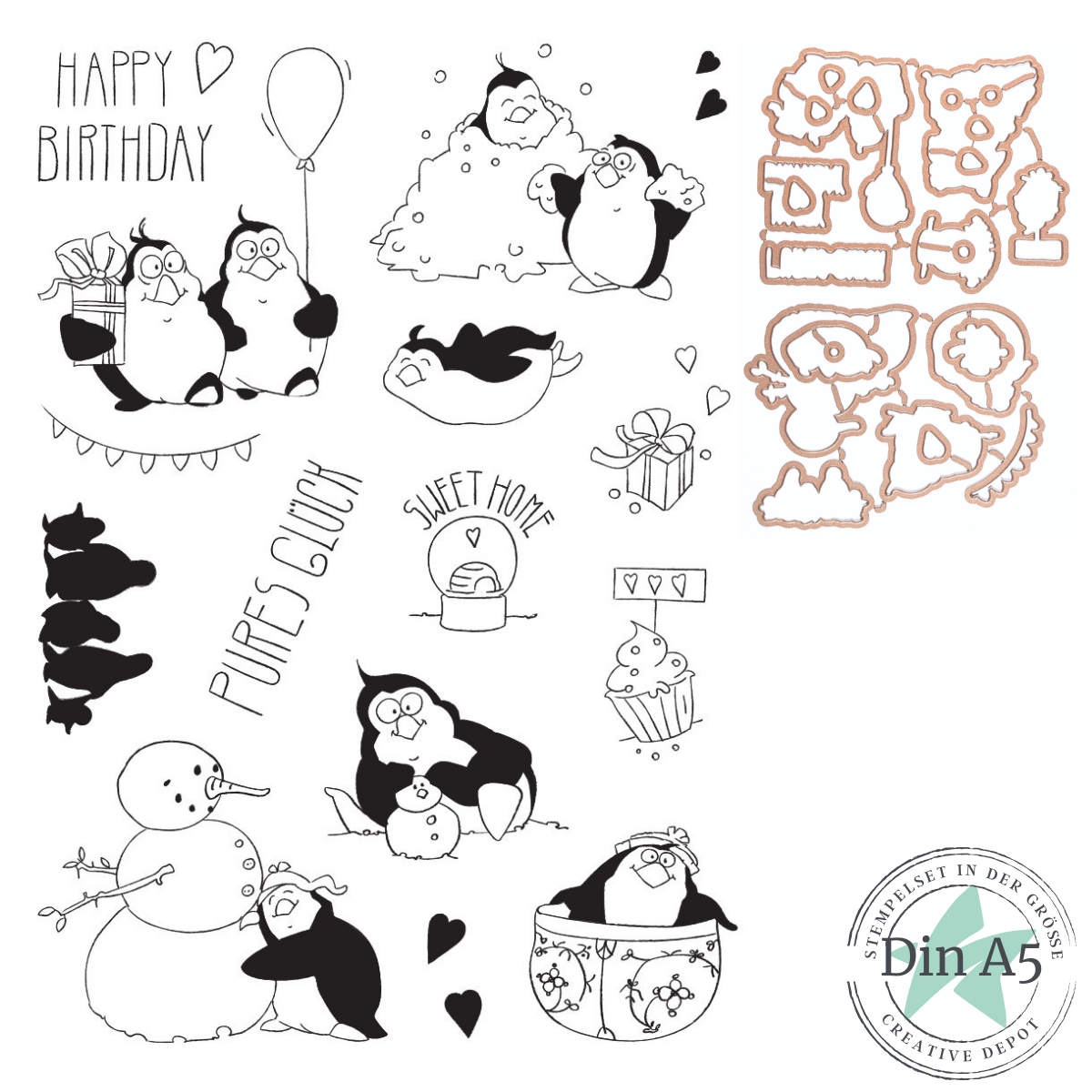 Bundle - Pinguine im Schnee