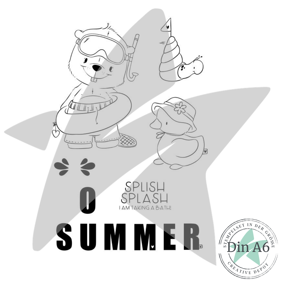 Stempelset - Kleiner Sommerspaß