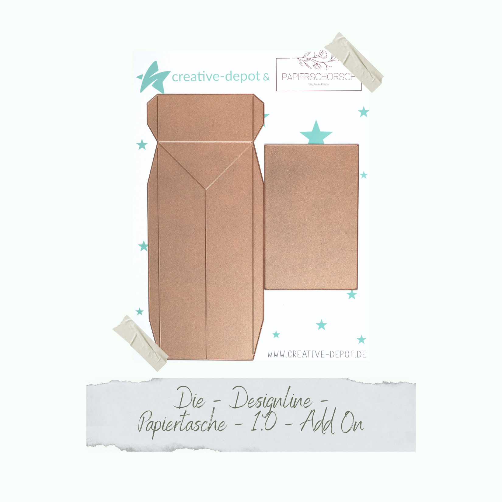 Die - Basic - Designline - Papiertasche - 1.0 - Add on Die - Basic - Designline - Papiertasche - 1.0 - Add on