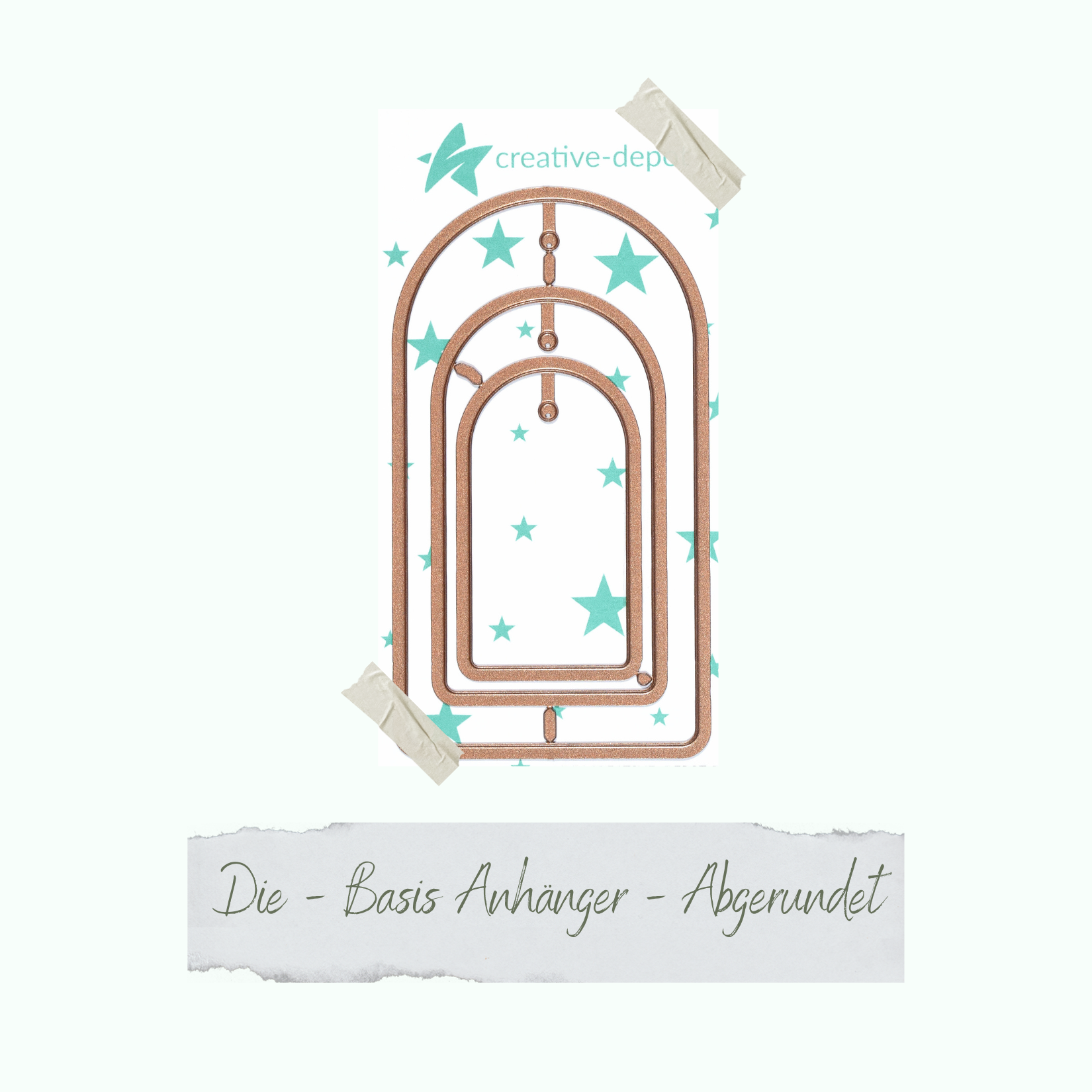 Die - Basic - Basis Anhänger - Abgerundet