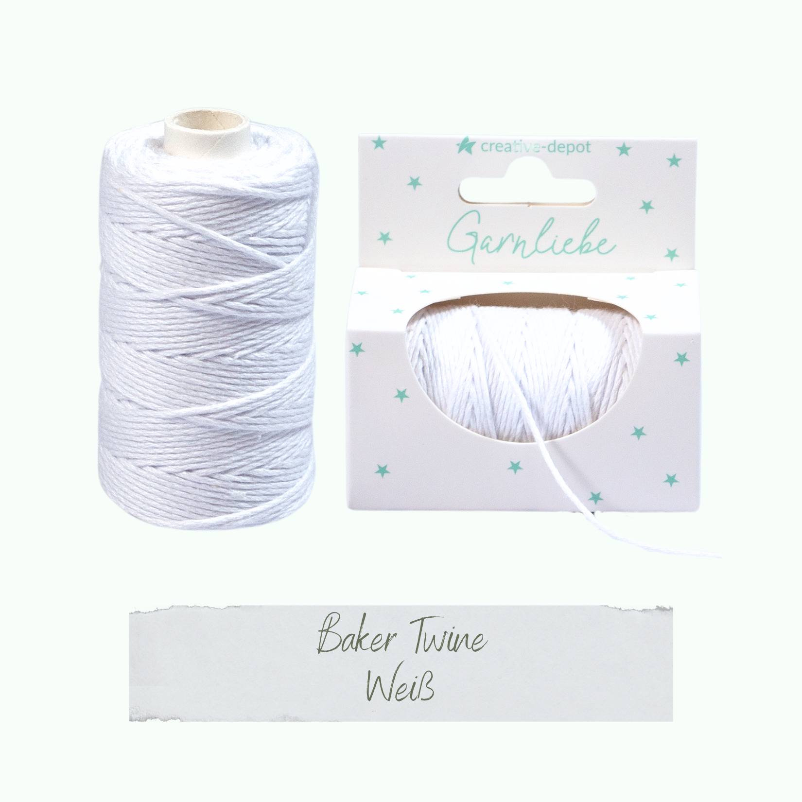 Baker Twine - Weiß - Garnliebe