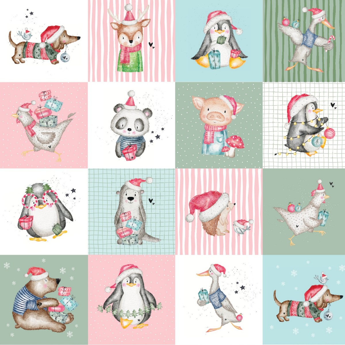 Designpapier - Weihnachtsmemory
