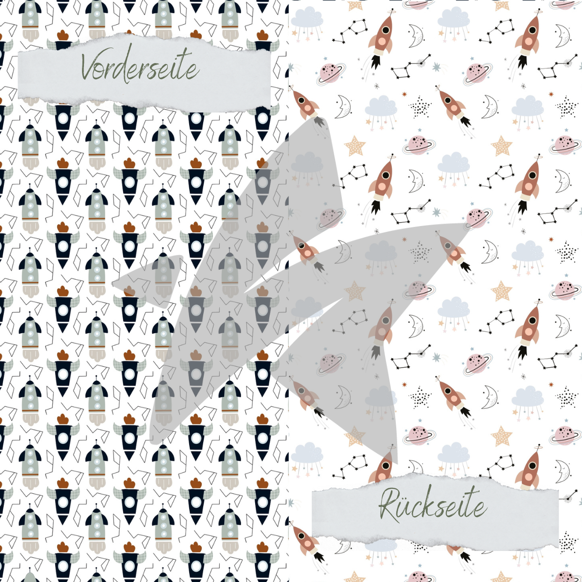 CD-DP-660-Designline-Astronaut Papier à dessin - Designline - Astronaut - Imprimé recto-verso