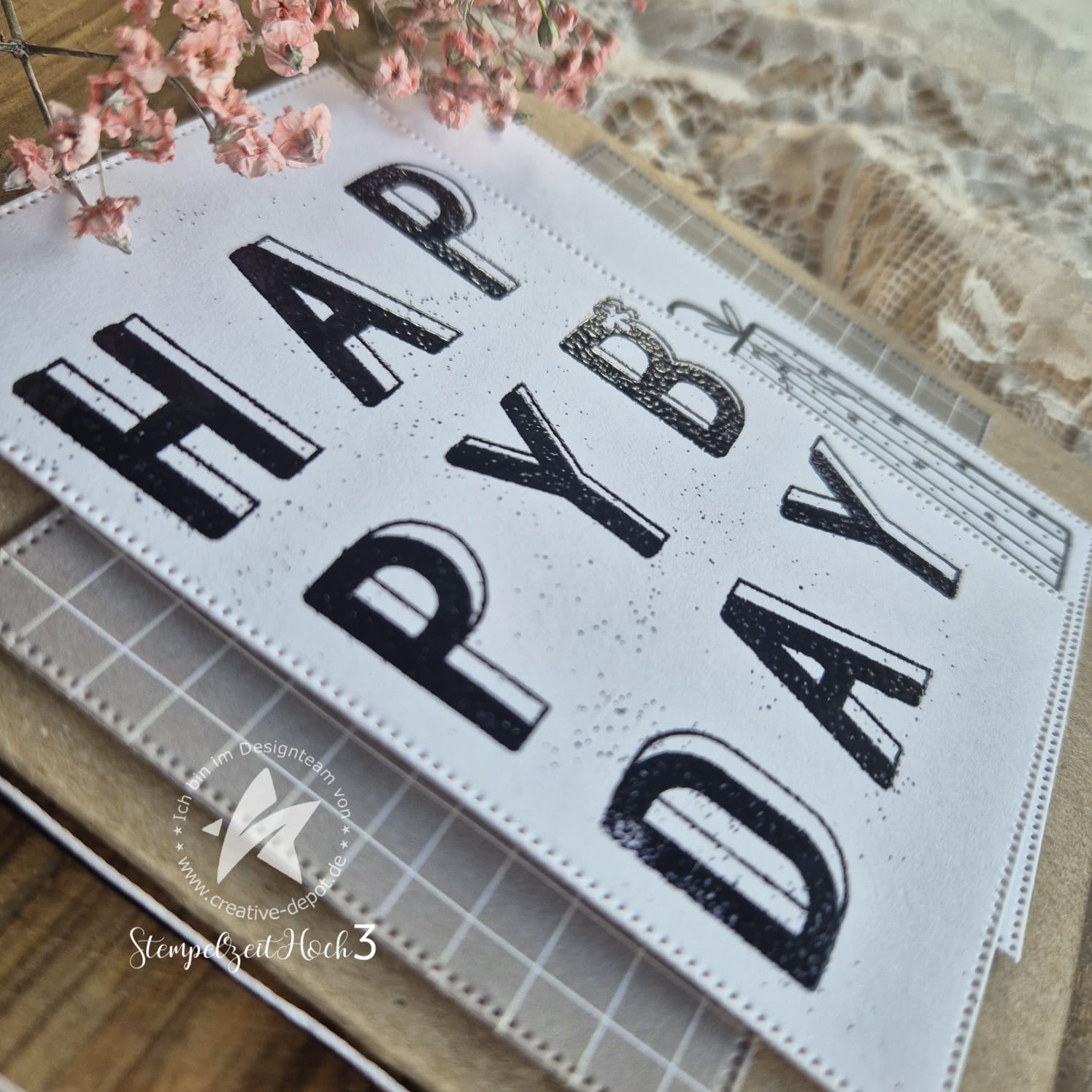 Stempelset - Carolas Layerspaß - Happy Bday