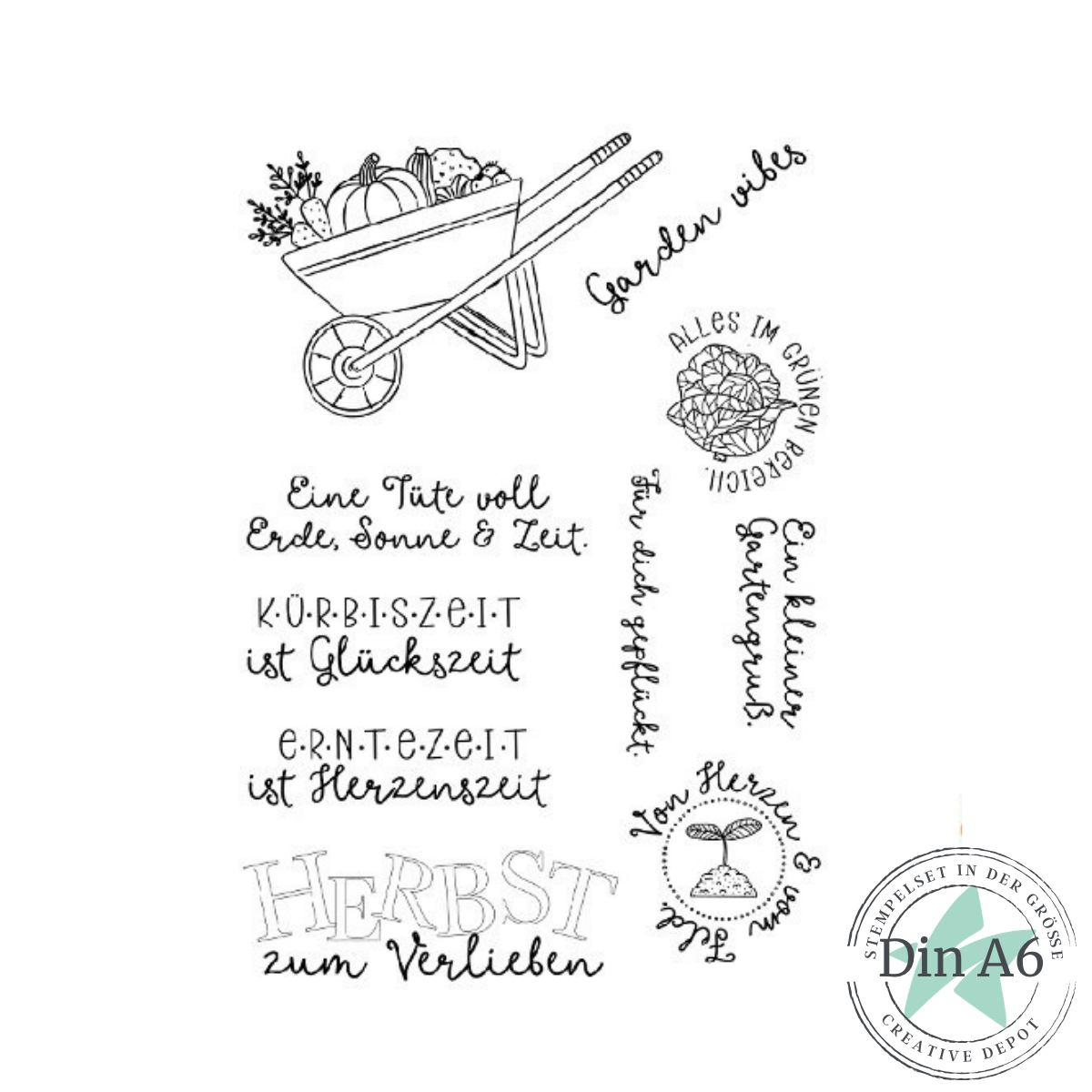Stempelset - Kürbiszeit