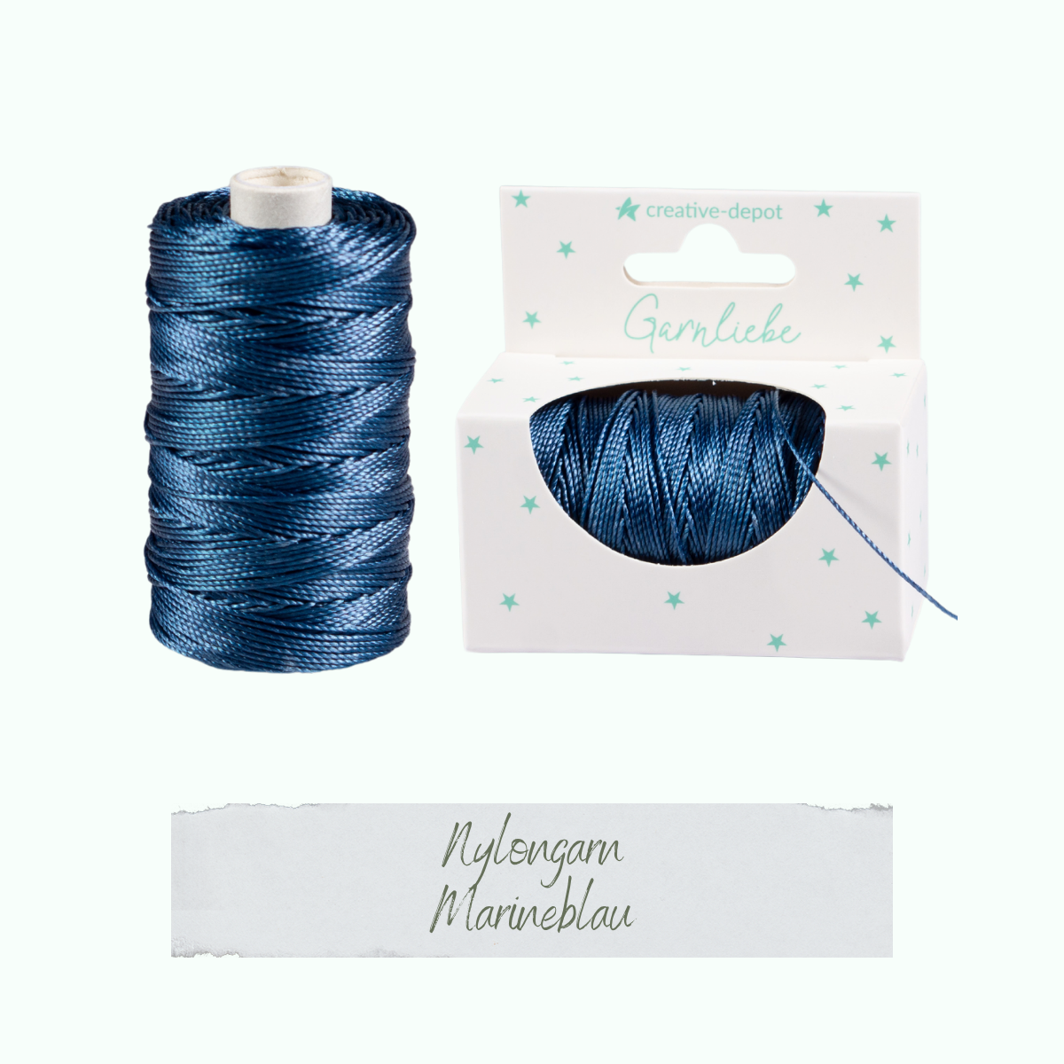 Nylongarn - Marineblau - Garnliebe Nylongarn - Marineblau - Garnliebe