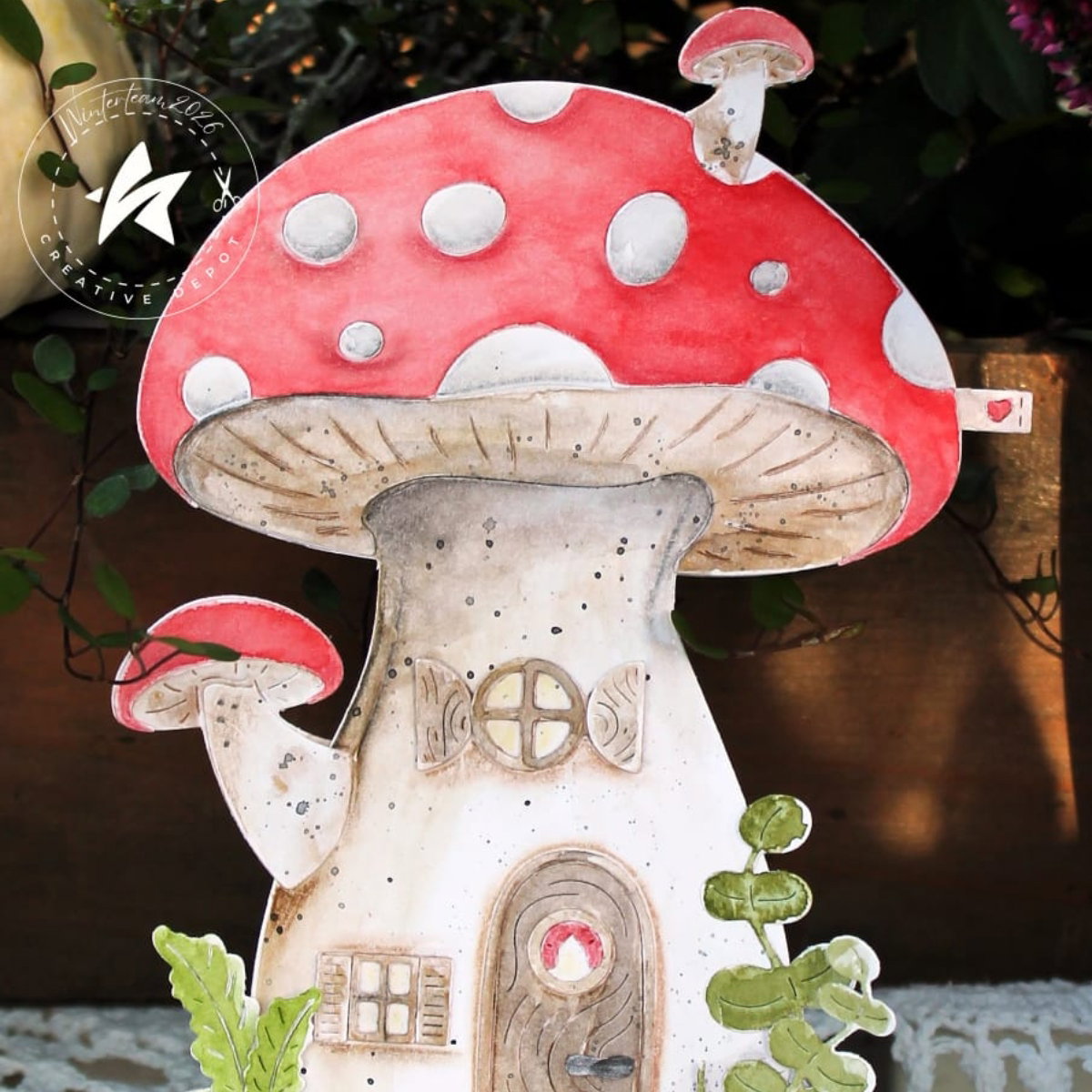 La carte pliante « Champignon de conte de fées » - Supplément