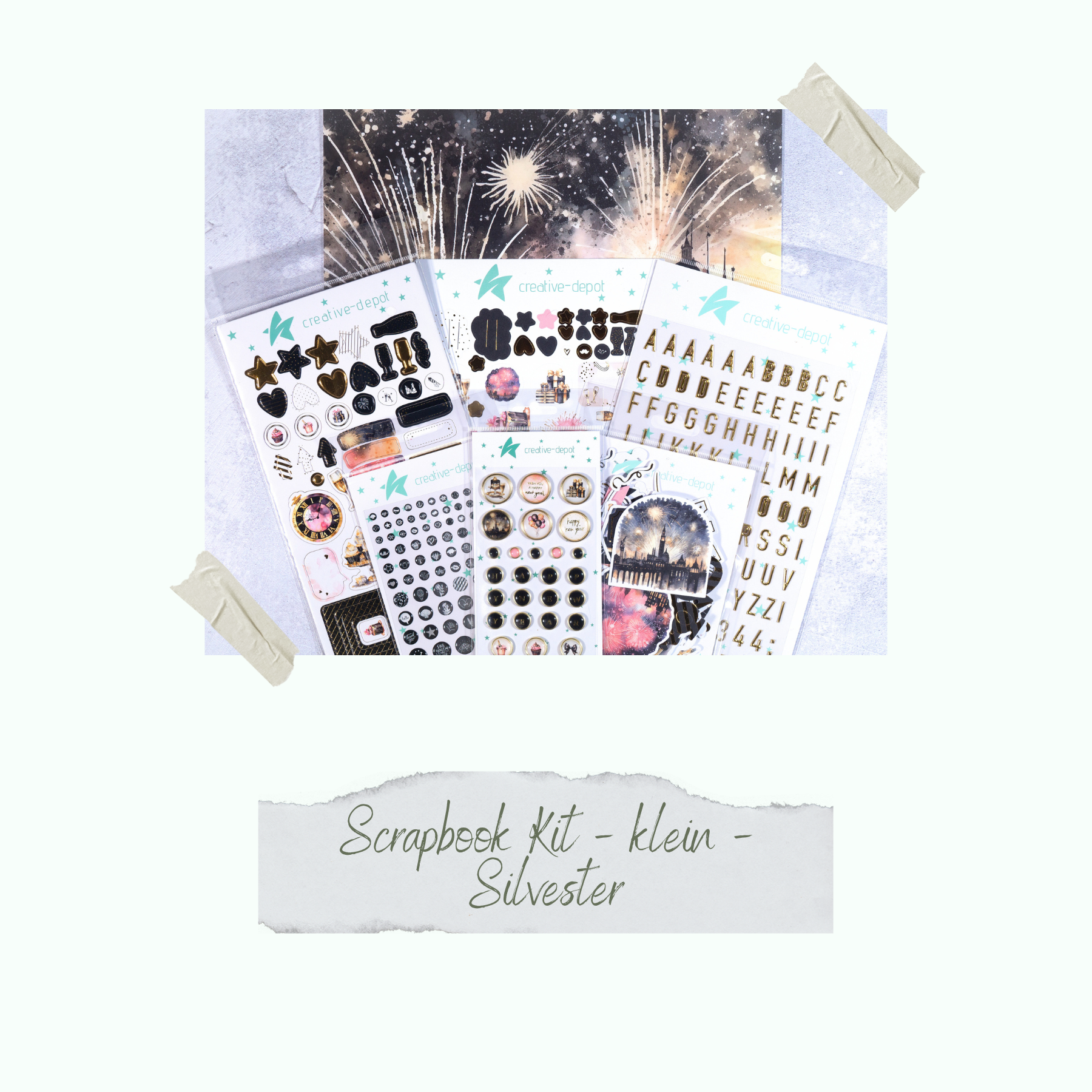 Scrapbook Kit - klein - Silvester - Layoutliebe   