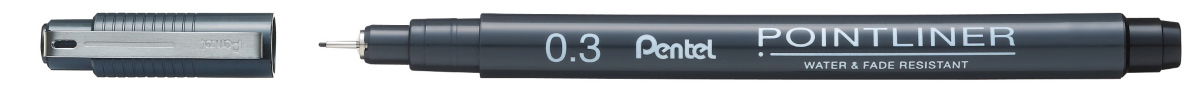 Pentel - Pointliner 0.3 - Schwarz Pentel - Pointliner 0.3 - Schwarz