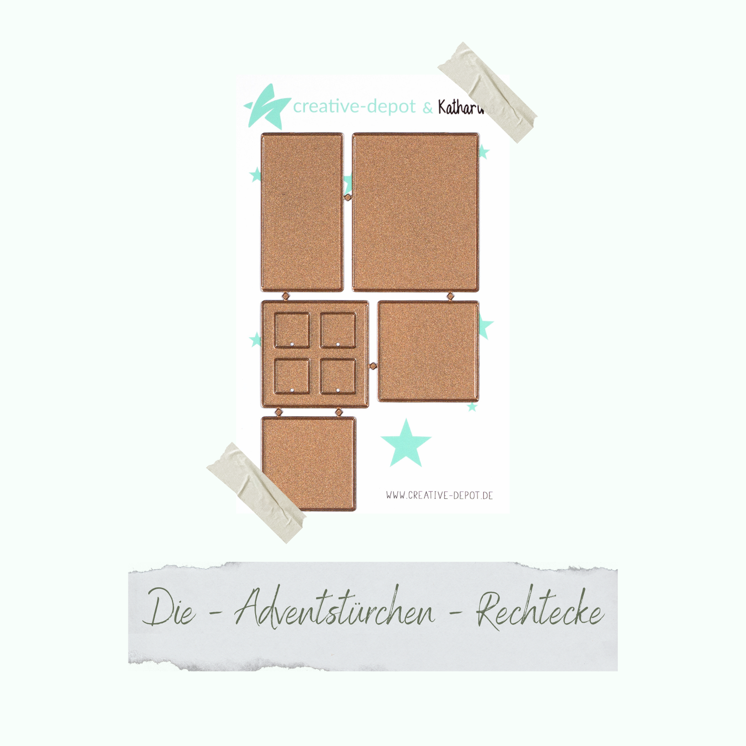 Die - Adventstürchen - Rechtecke