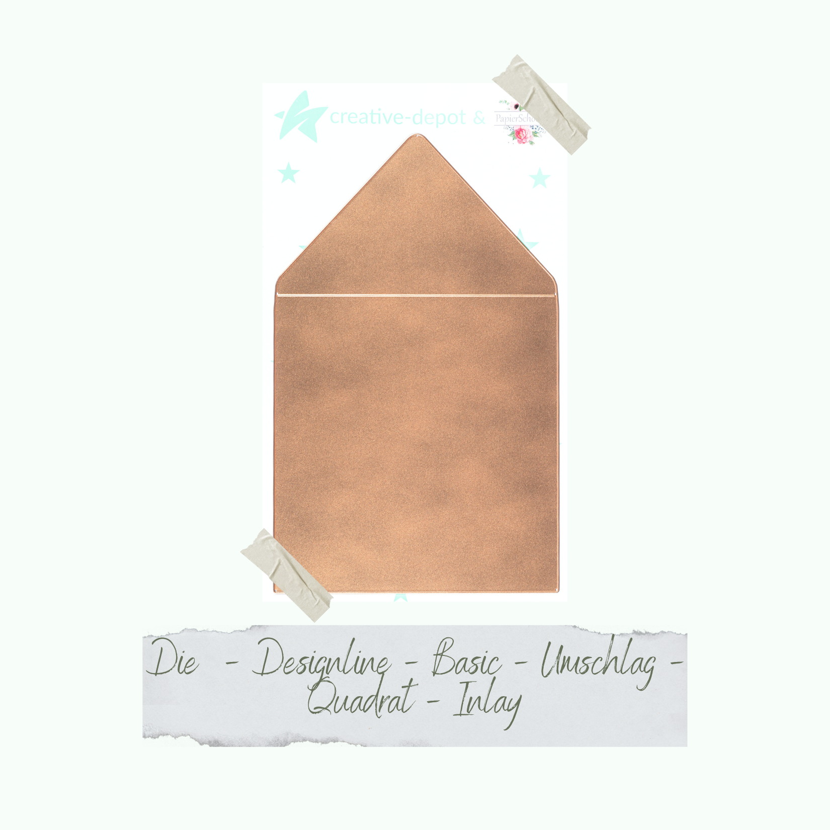 Basic - Designline - Basic - Umschlag - Quadrat - Inlay 