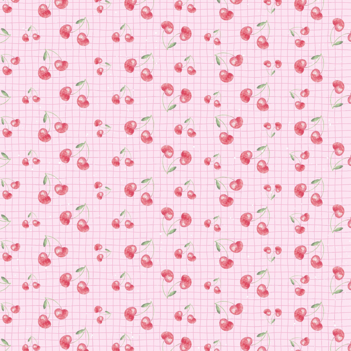 Papier décoratif - Kirschen - rosa