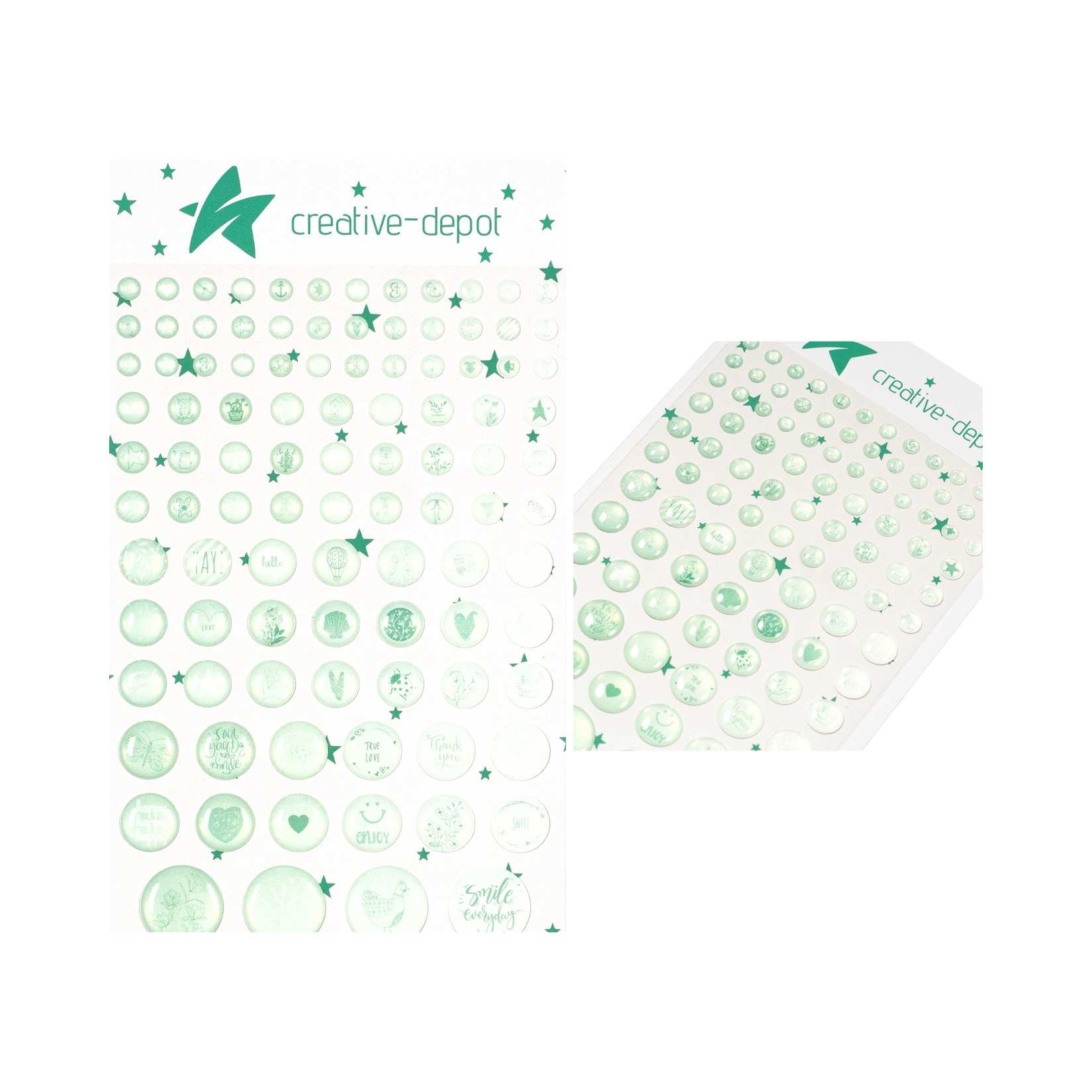 Enamel Dots - Motive - Babymint