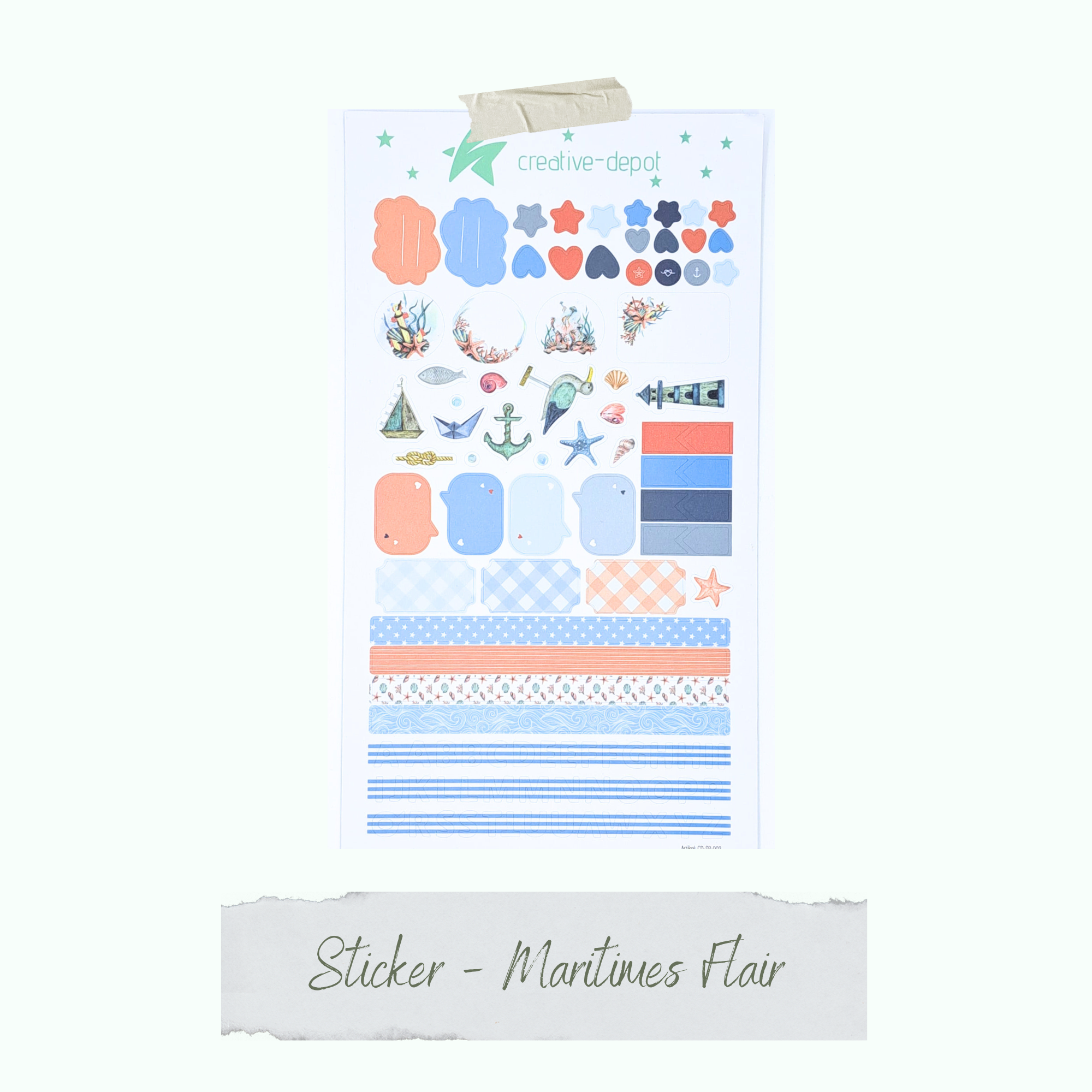 CD-SR-002 Autocollant - Maritimes Flair