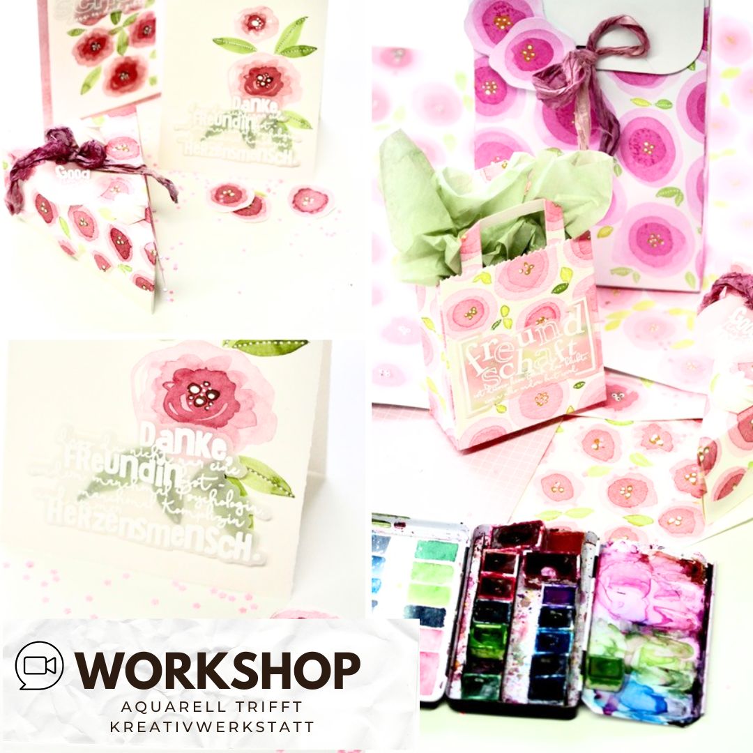 Zoom Workshop Aquarell trifft Kreativwerkstatt mit Anni 21.05.2026