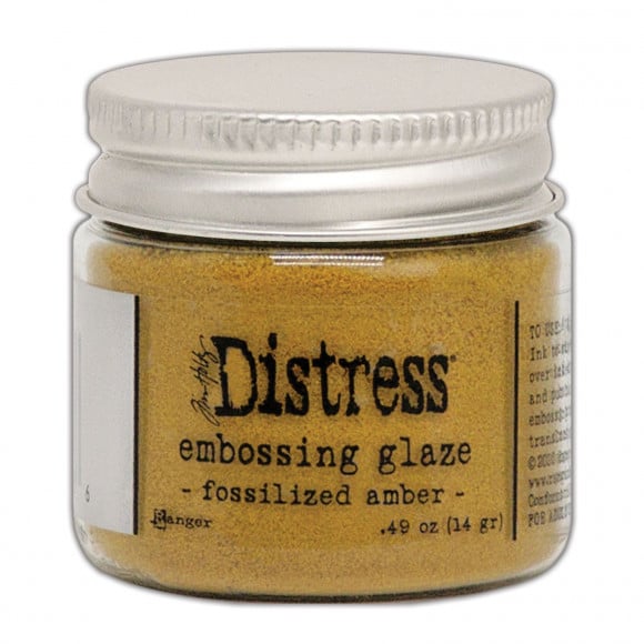 TDE70986 Ranger - Distress Embossing Glaze - Fossilized Amber