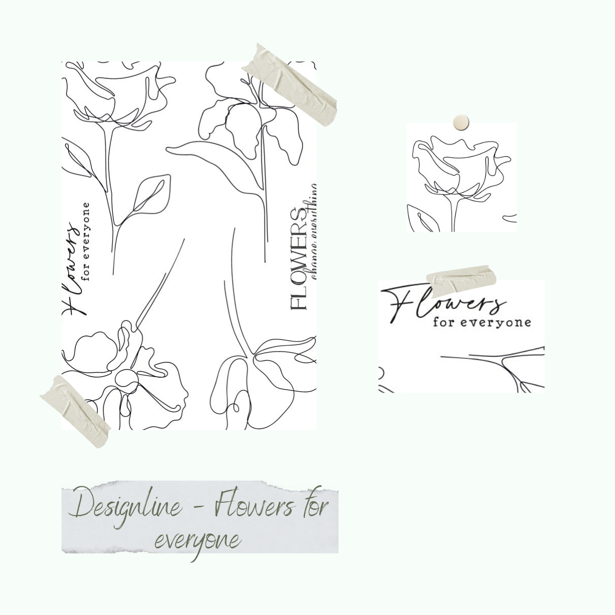 Stempelset - Designline - Flowers for everyone