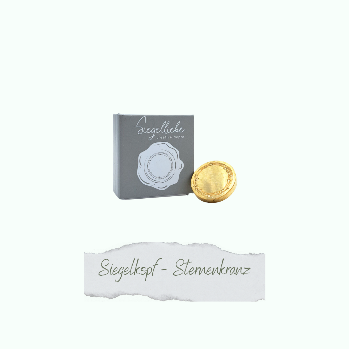 CD-Si-060 Tête de sceau - Sternenkranz - Siegelliebe