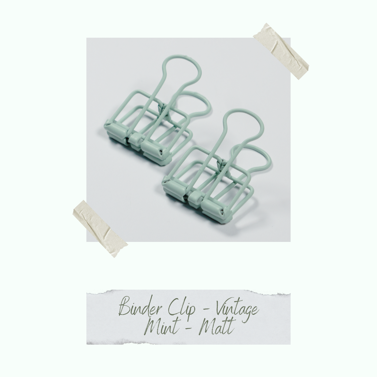 CD-ZB-031_Binder-Clip-Vintage-Mint-Matt