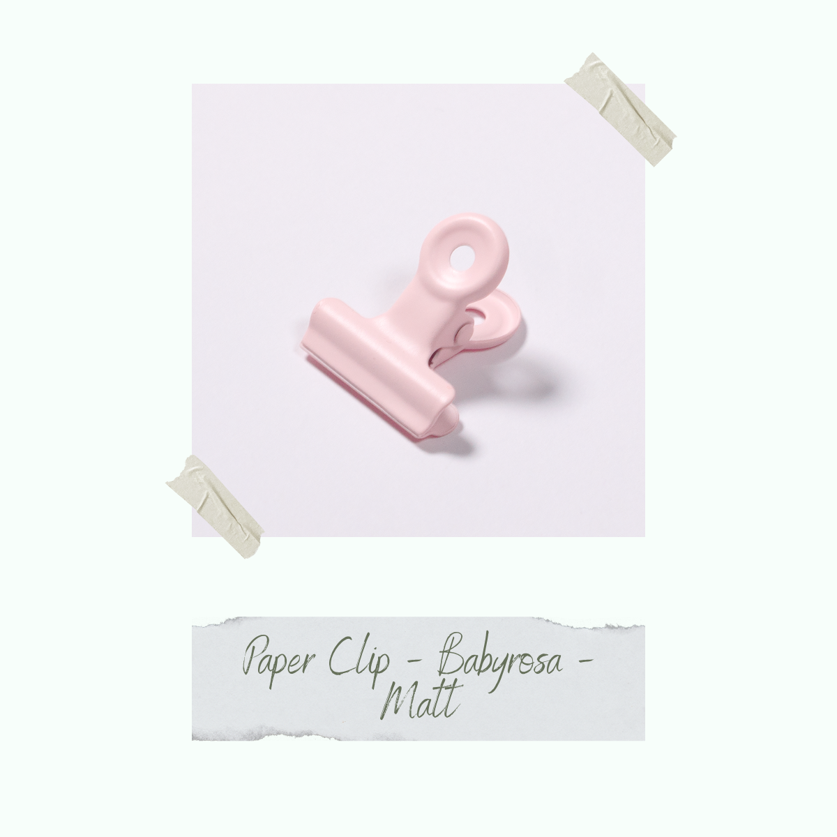 CD-ZB-065_Paper-Clip-Babyrosa-einzeln Paper Clip - Babyrosa